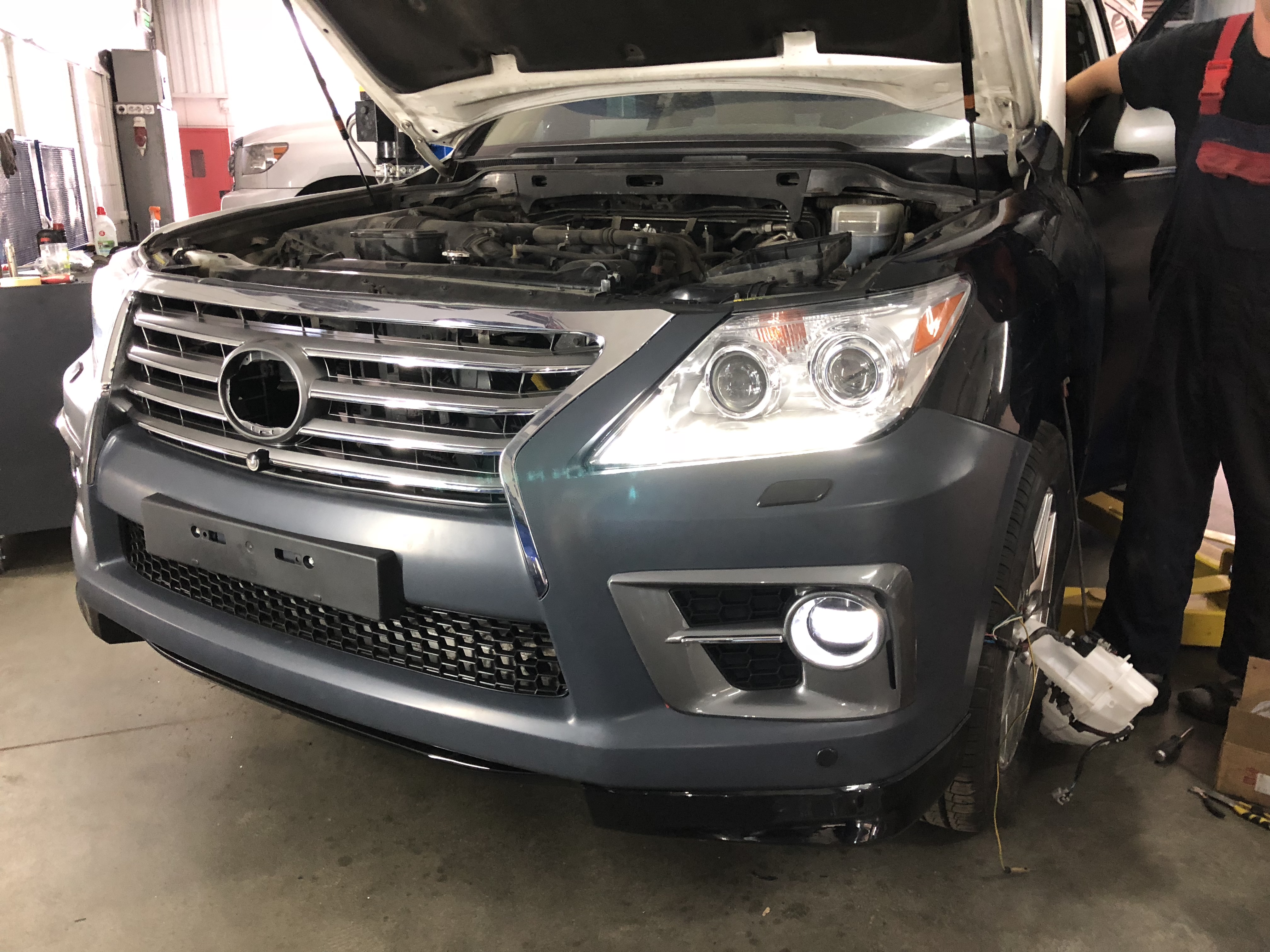 LED протитуманні фари Toyota Lexus комплект 2шт. 4