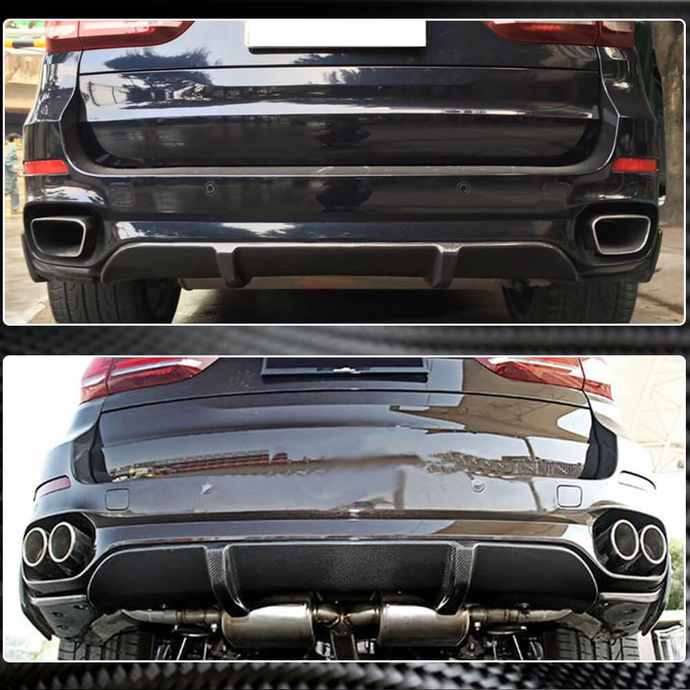 Дифузор заднього бампера V1 (для M-Sport, Карбон) 5