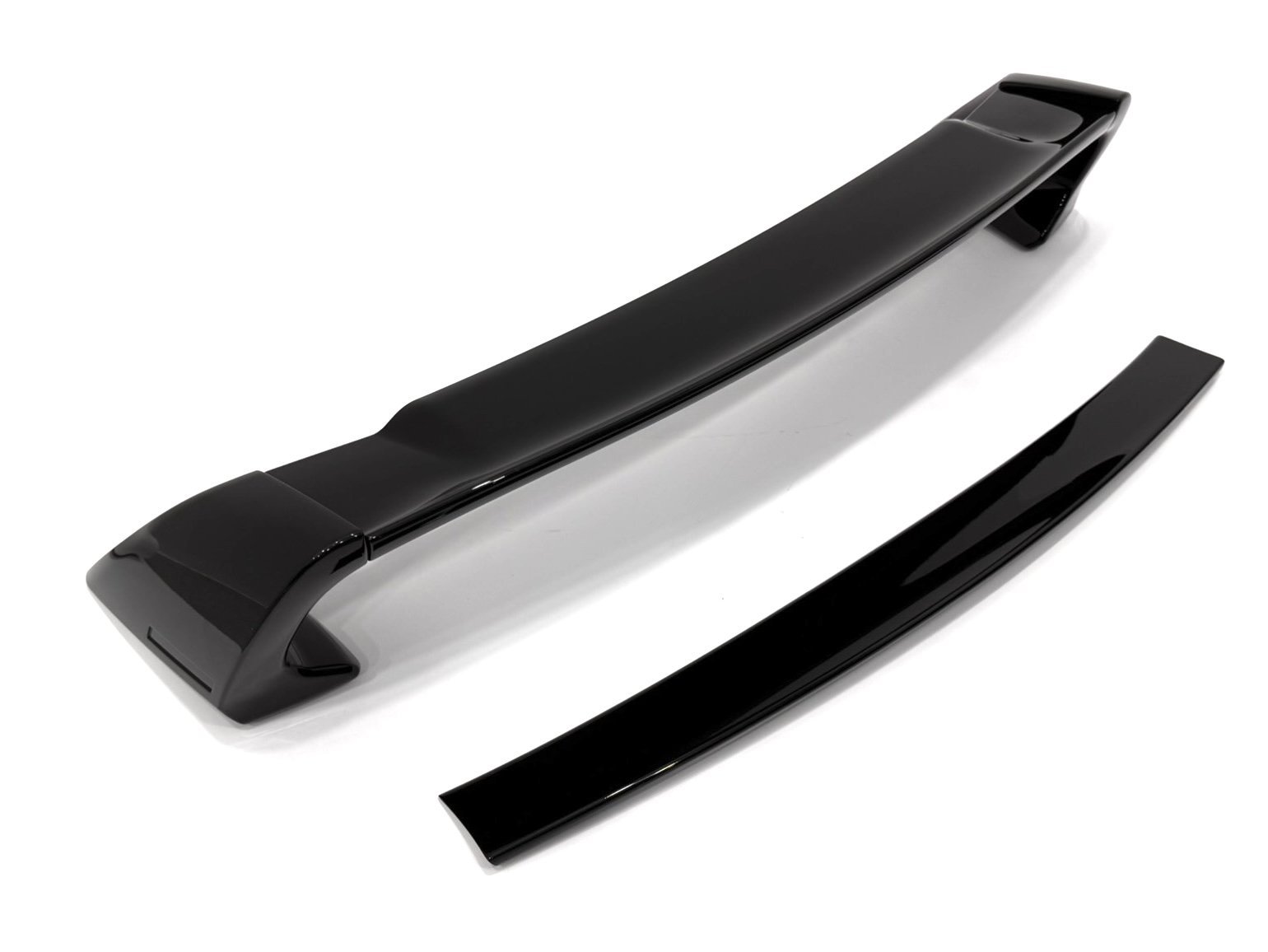 Спойлер високий Mugen RR Honda Civic 4D 2007-2011 ABS пластик, колір чорний глянець 2