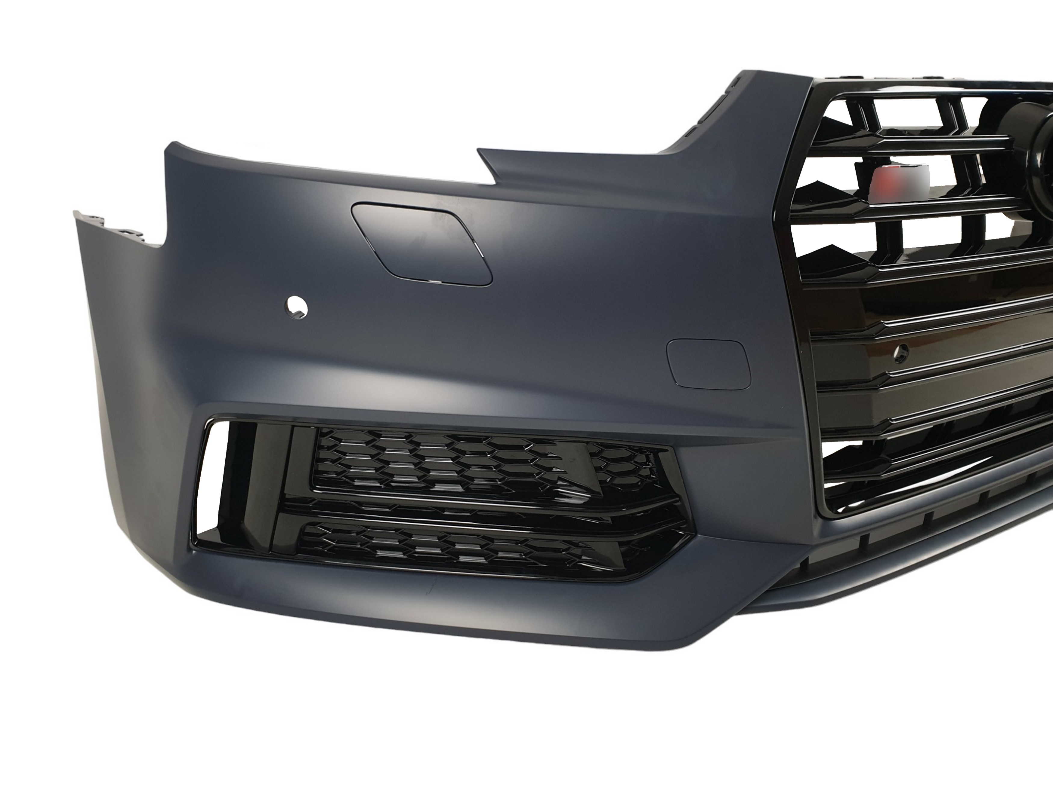 Передній бампер (в стилі S4) на Audi A4 B9 2015-2019 року 3
