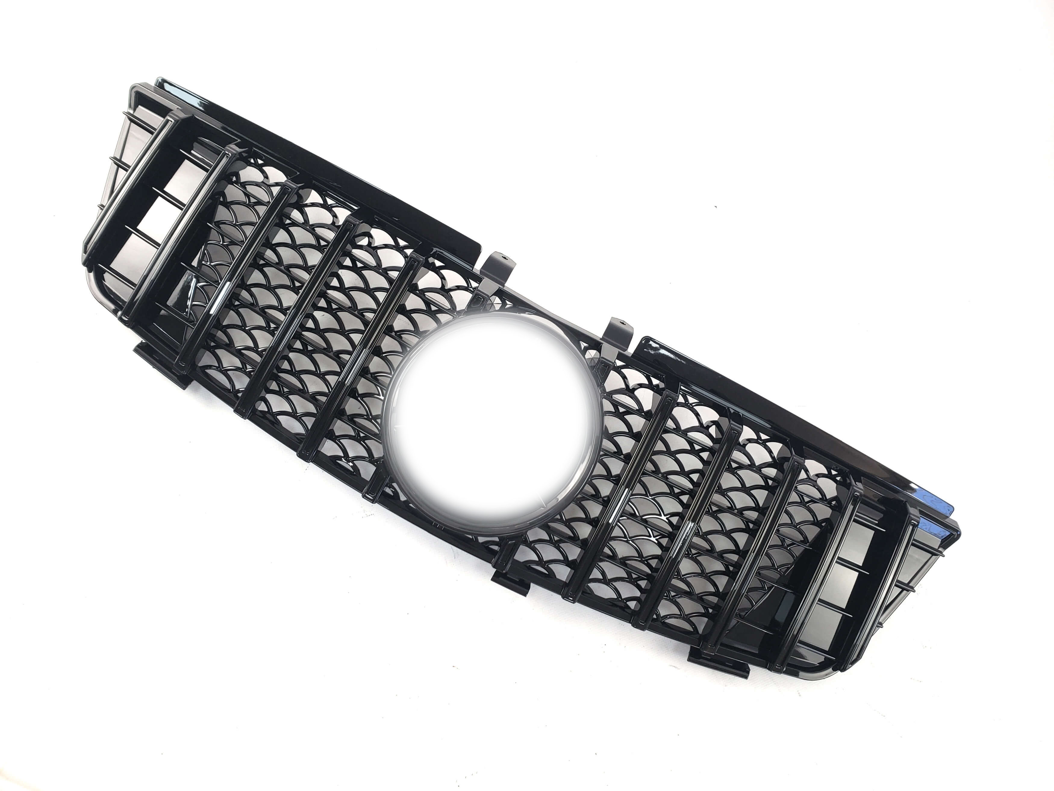 Решітка радіатора Full Black GT на Mercedes-Benz ML-Class W164 2005-2008 року 3