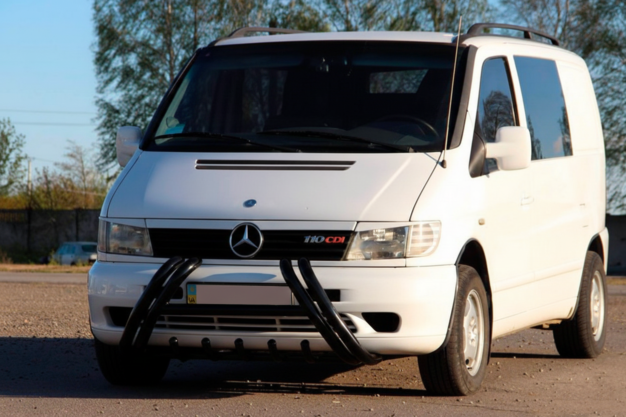 Кенгурятник Kelebek WT011 Black (нерж.) 2