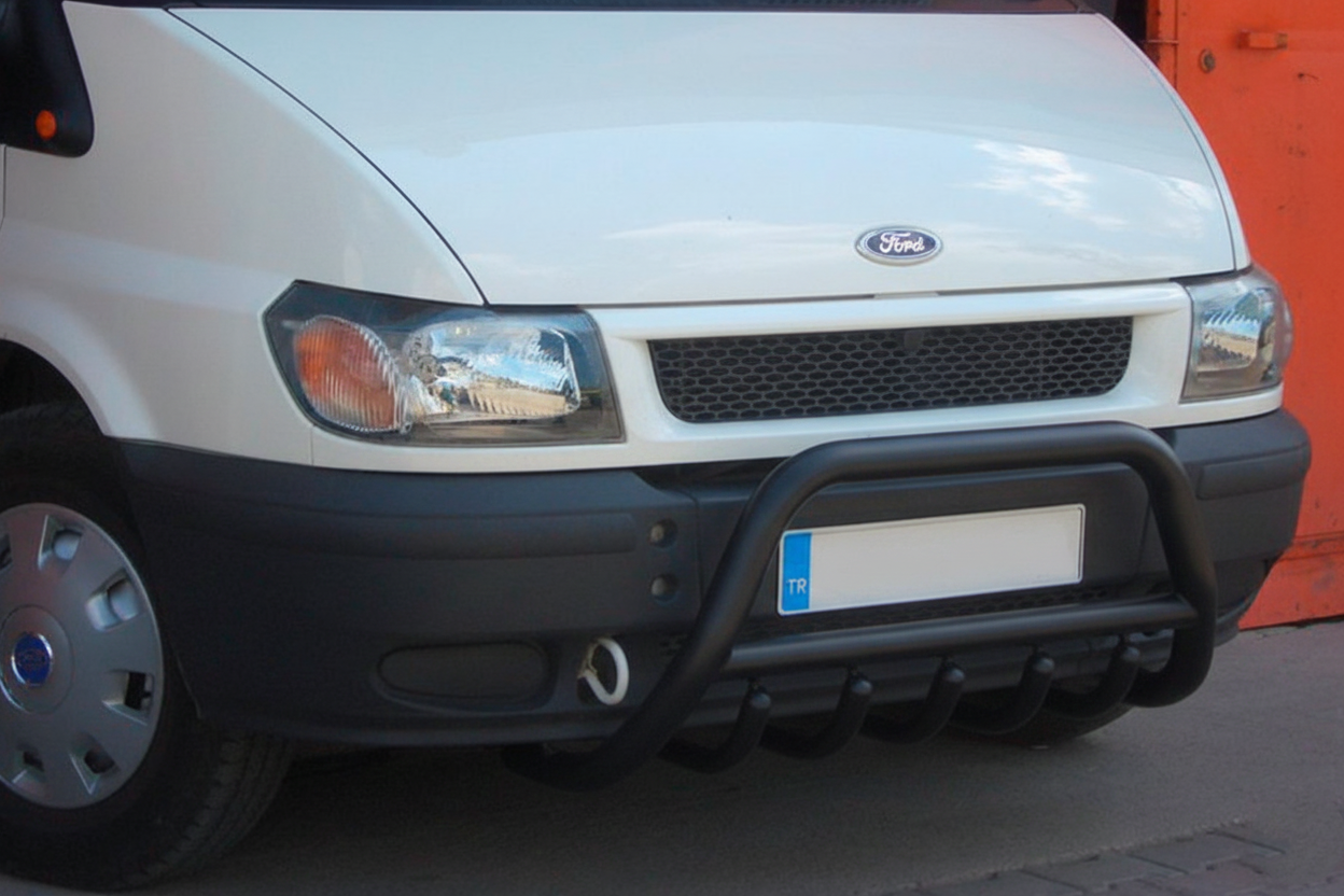 Кенгурятник WT002 Black (2006-2014, нерж.) 2