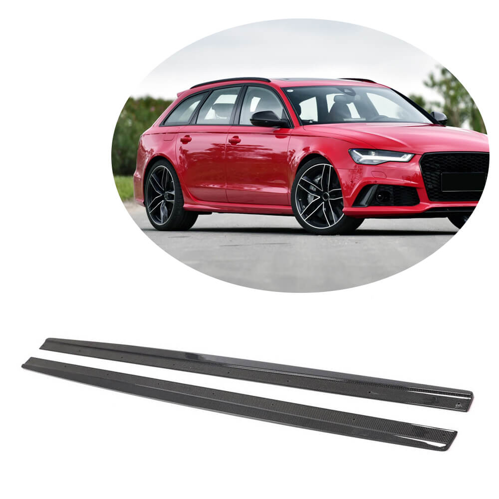 Бокові пороги Карбон (для RS6 Avant 2013-2016)