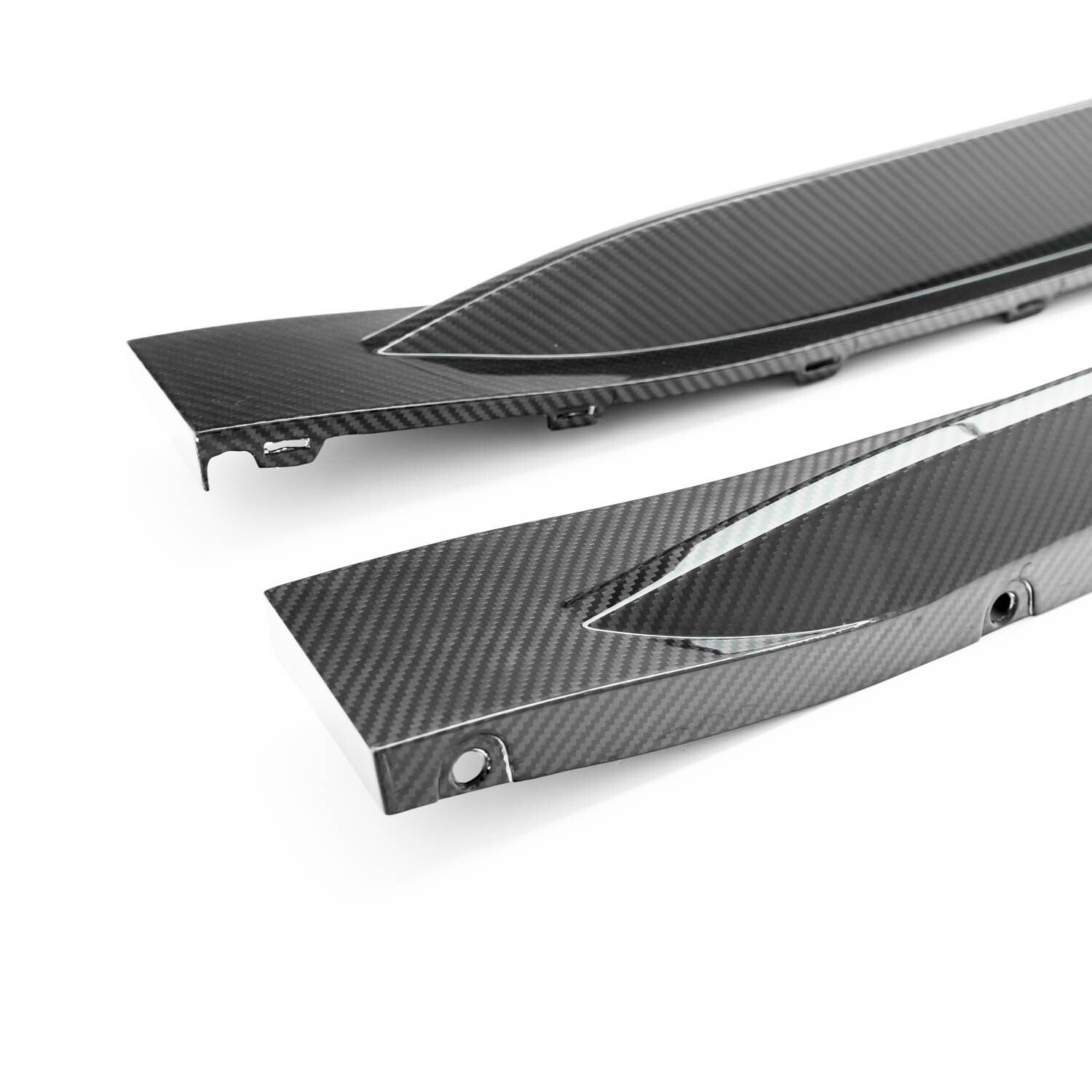 Леза на пороги (Карбон) V2 на BMW M4 G82 / G83 2021-2025 року 3