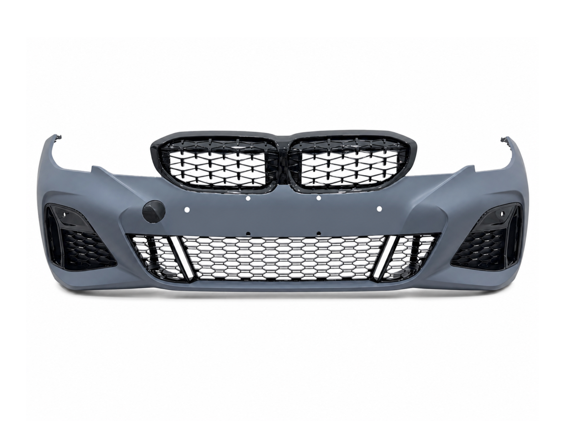 Бампер передній з решіткою M340i Shadowline BMW 3 series G20 2018-2022
