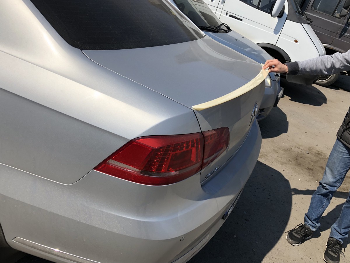 Спойлер ліп на багажник Volkswagen Passat B7 2011-2015 ABS пластик під фарбування 3