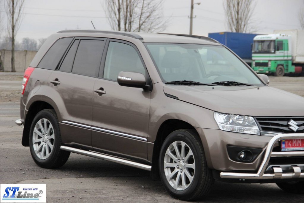 Бічні труби BB001 (2 шт., нерж) 60 мм 3