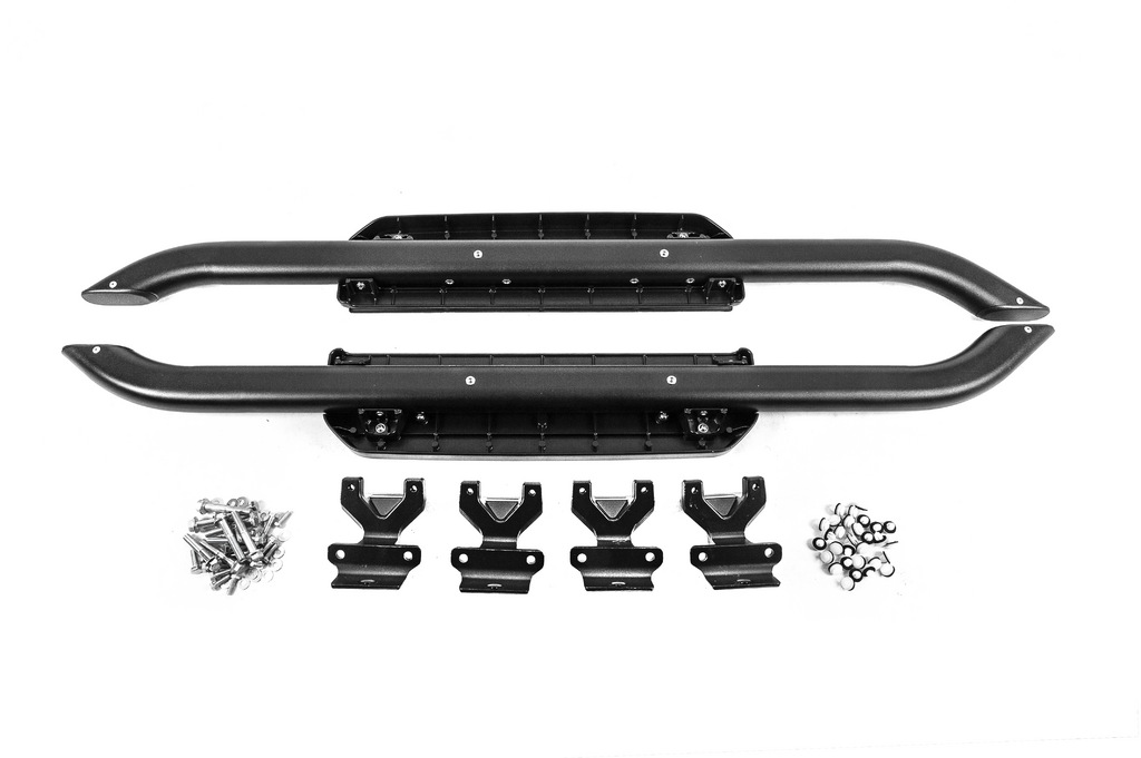 Бокові пороги OEM Black (для 90, 2 шт) 4