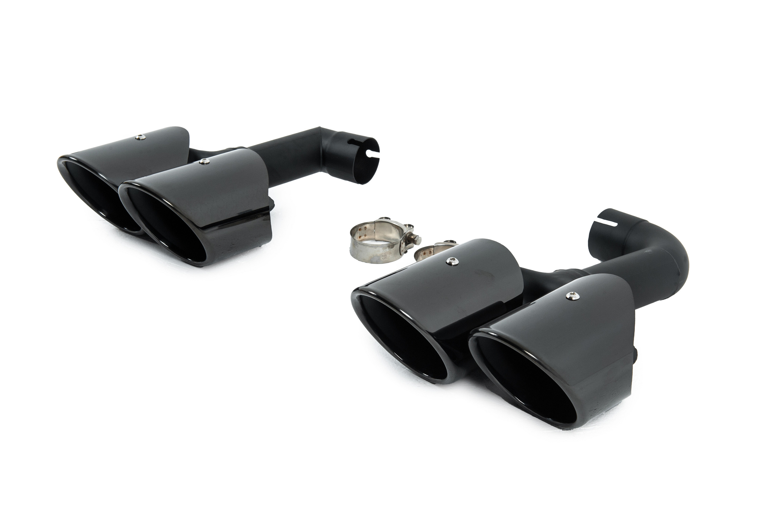 Насадки на глушники Black в стилі X3M F97 (V2) 3
