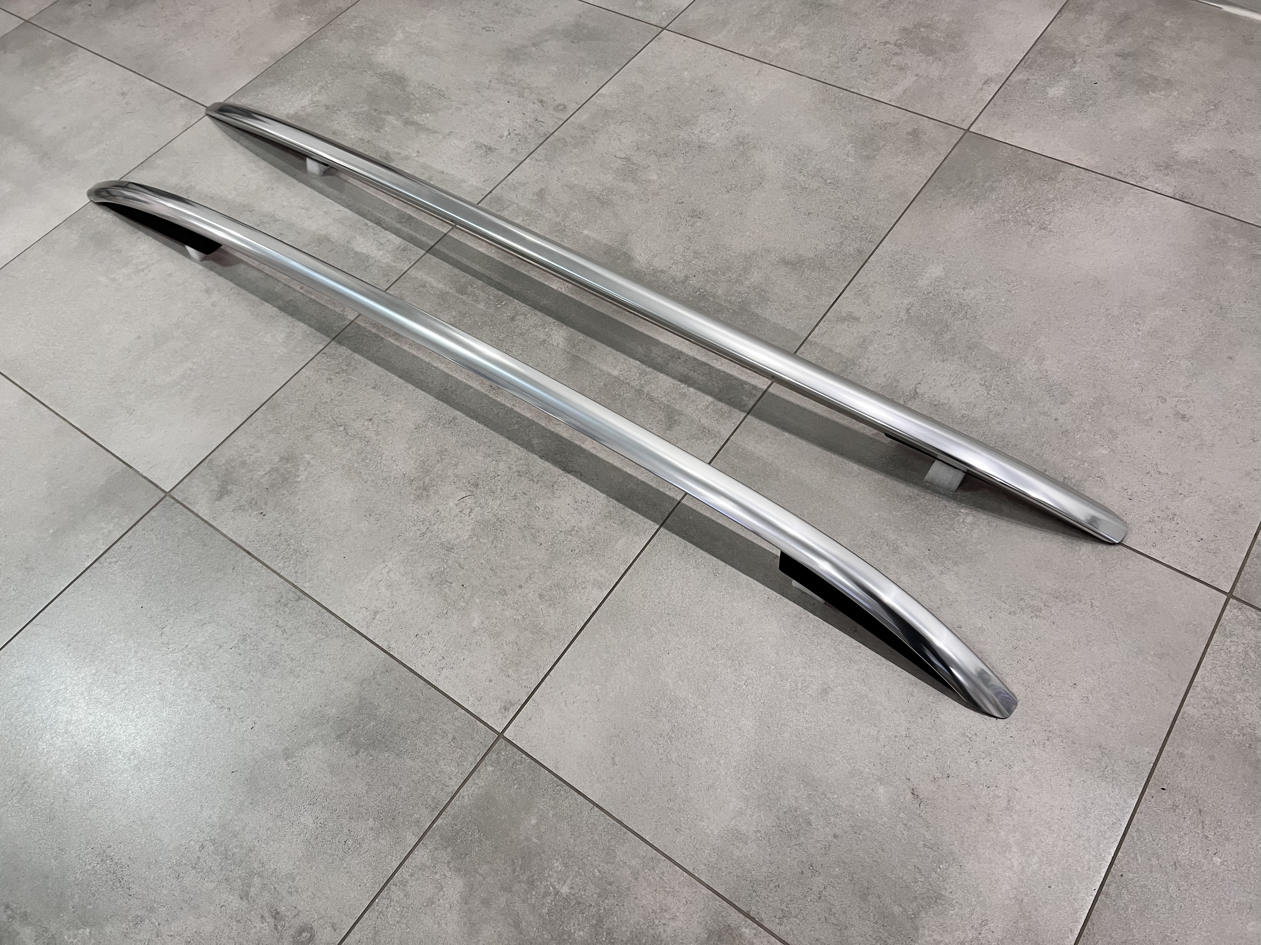 Рейлінги на дах OEM Porsche Cayenne 958/Volkswagen Touareg 2010-2018 алюміній 2шт. колір срібло 3