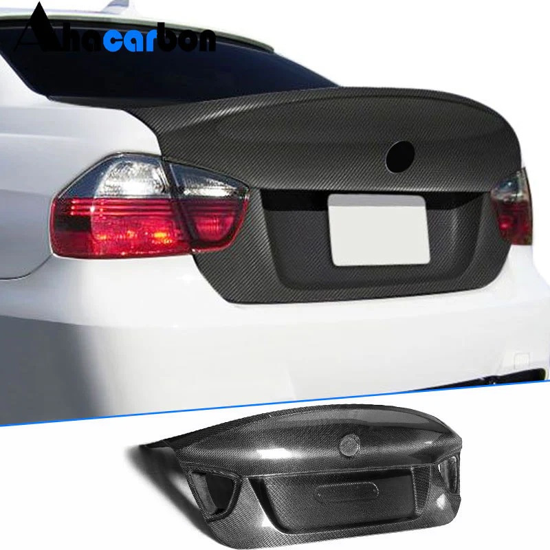 Кришка багажника (Для E90, 2005-2008, Карбон) 5