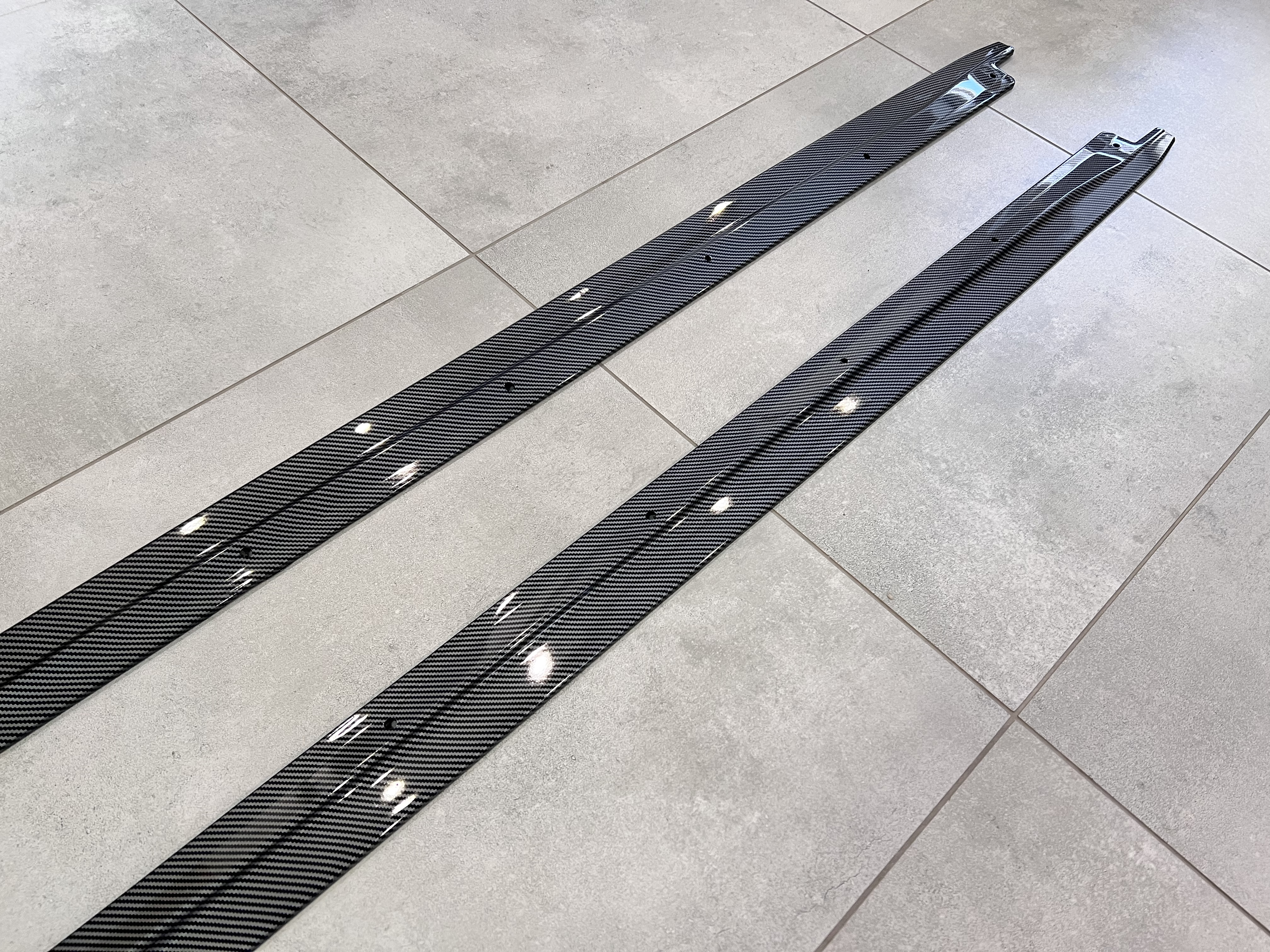 Леза під пороги M-Perfomance BMW X5 F15 2013-2018 2шт. під карбон 3