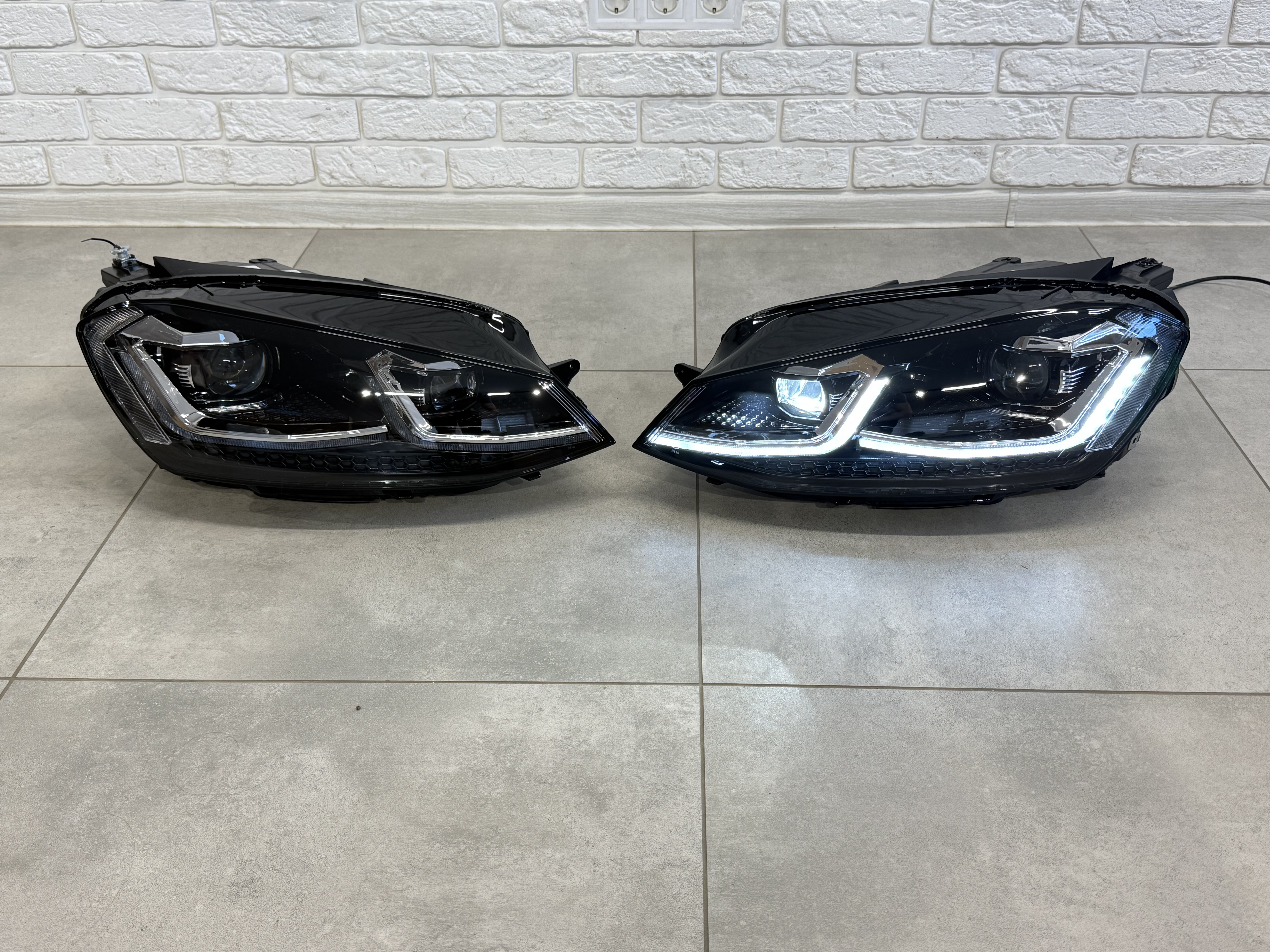FULL LED фари Volkswagen Golf 7.5 рестайлінг 2017-2021 2