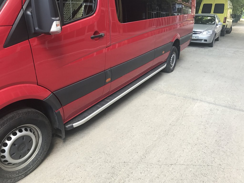Бокові пороги Fullmond (2 шт, алюм) Long/ExtraLong 2
