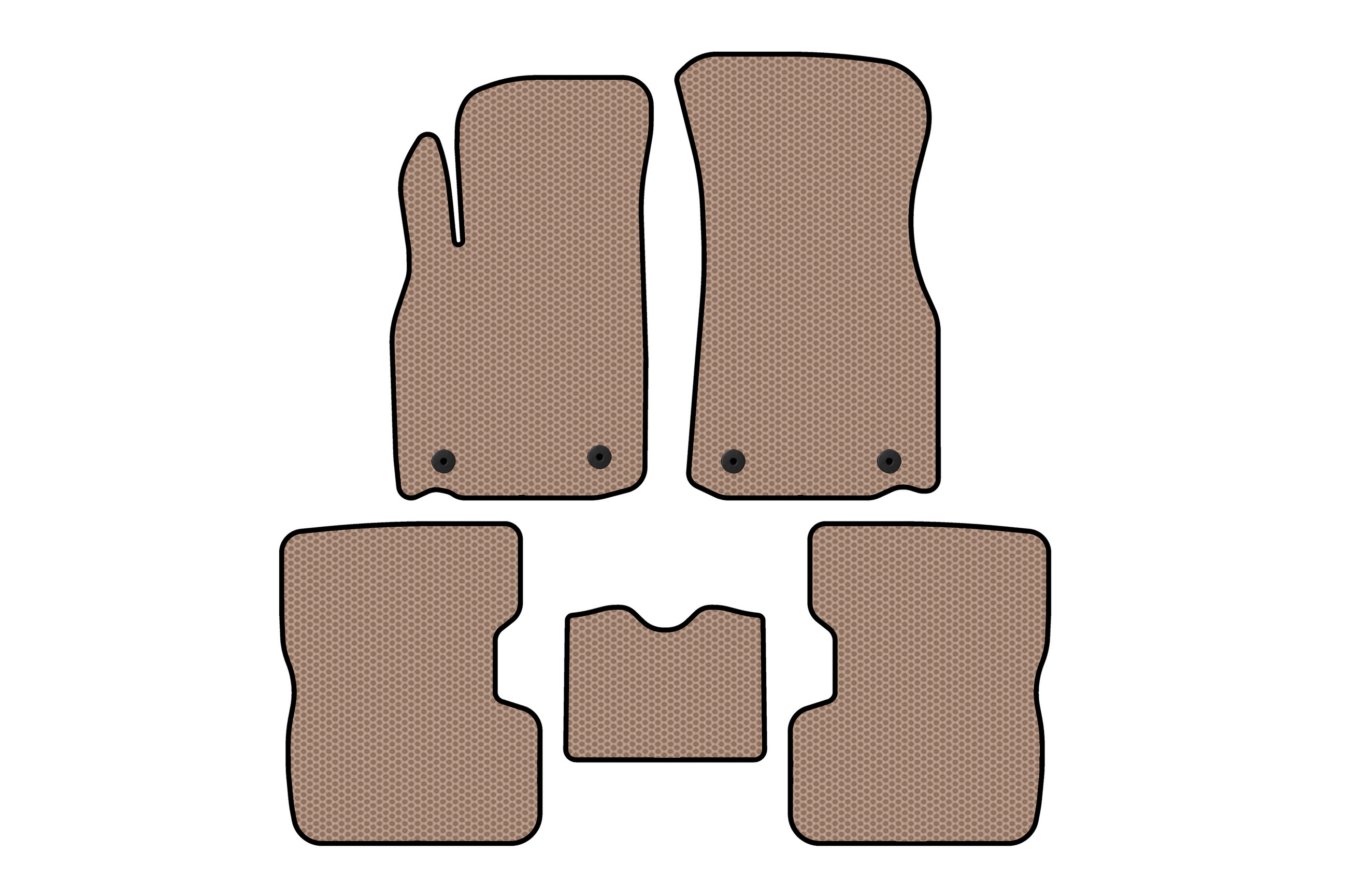 Гумові килимки Carsuit (Бежевий)