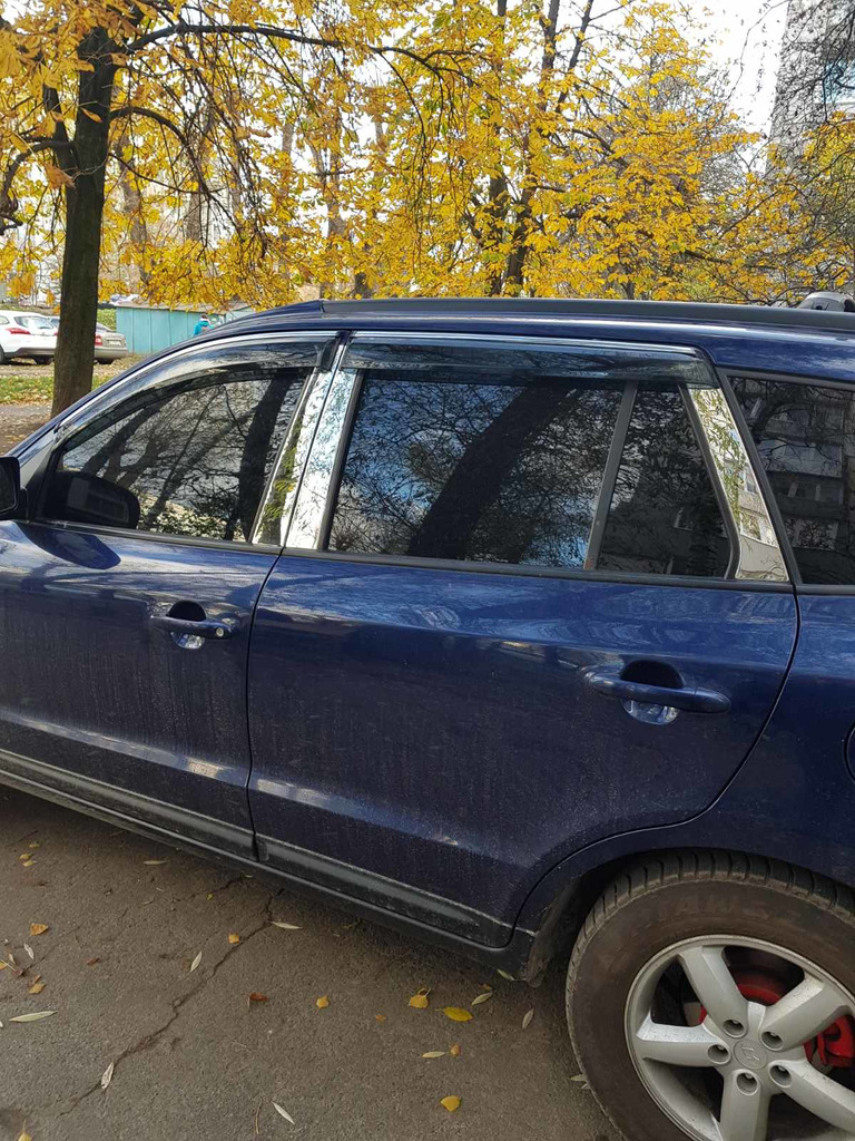 Молдинг дверних стійок (6 шт, нерж.) 2
