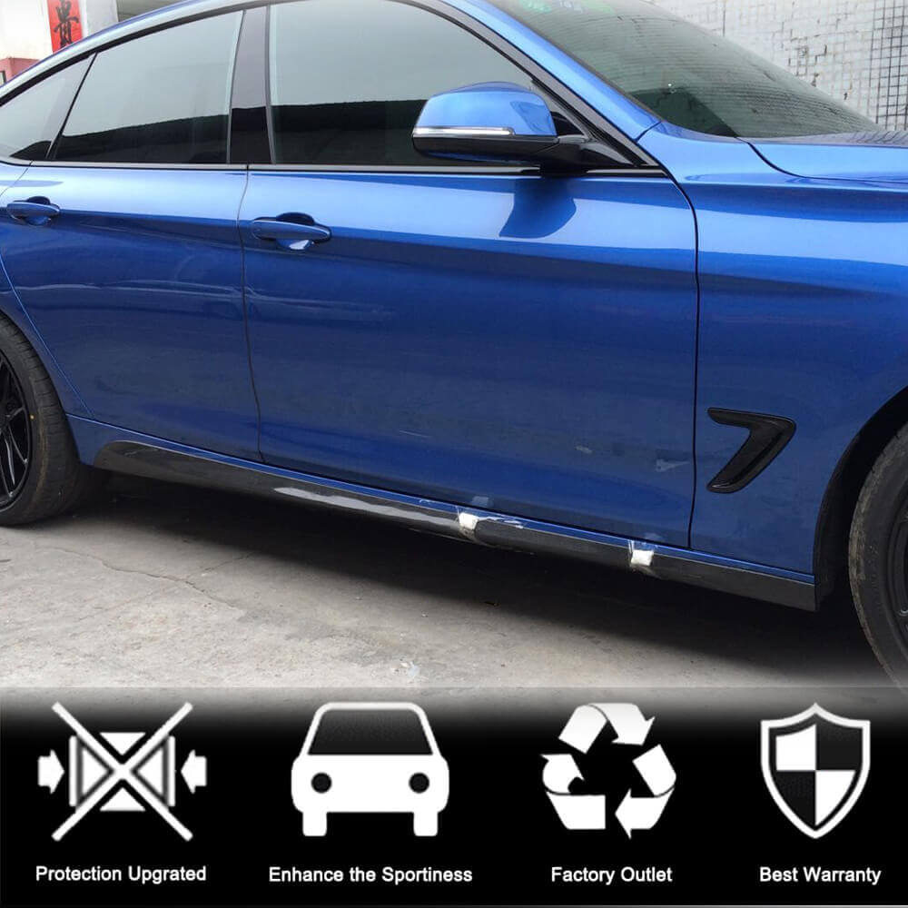 Накладки на пороги (для M-Sport, Карбон) 2