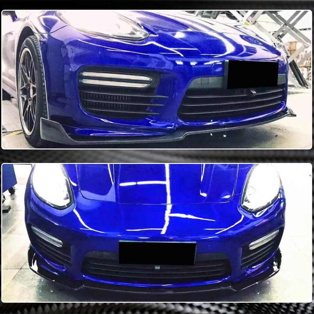 Накладка на передній бампер Lip V2 (для Turbo/Turbo S/GTS) 4