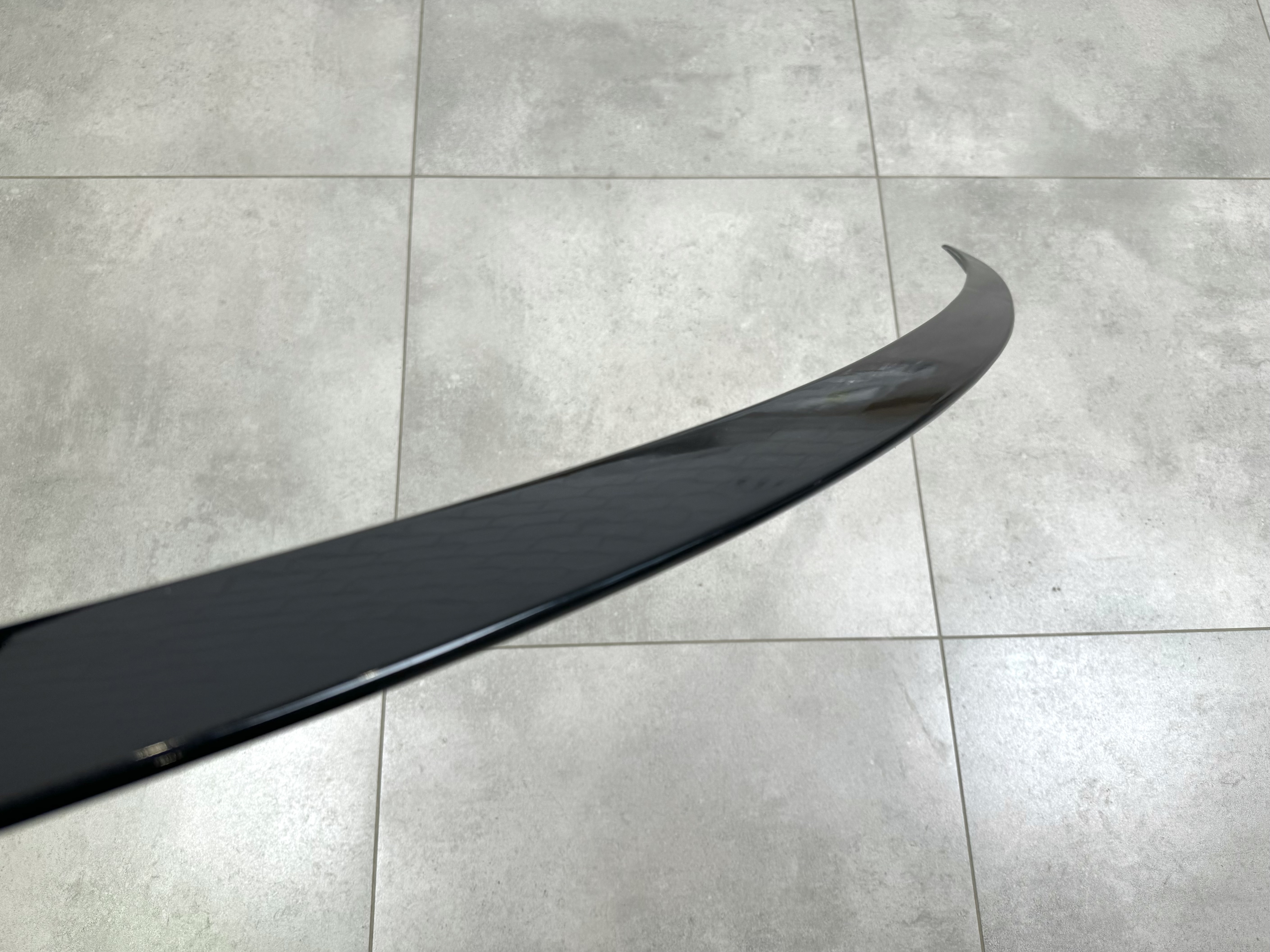 Спойлер ліп вузький на багажник Kia Optima 2014-2015 ABS пластик, черний глянець 2