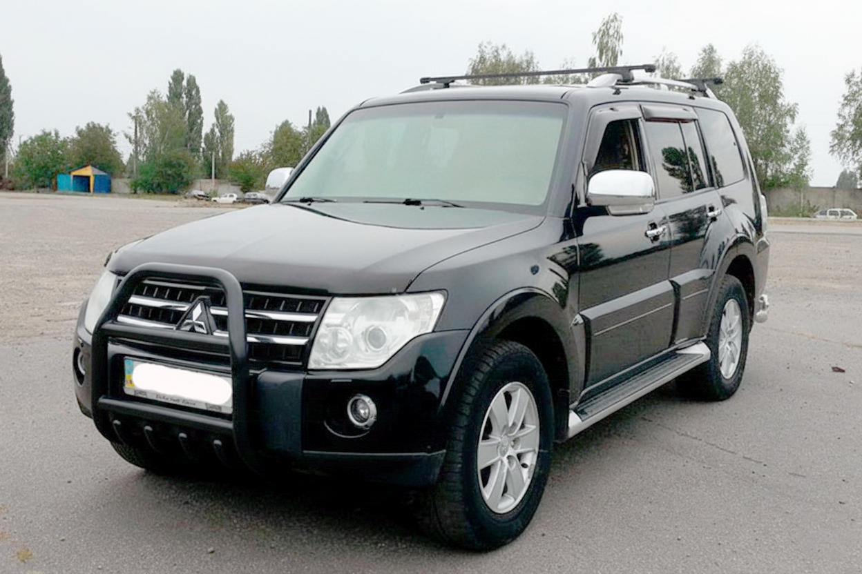 Кенгурятник QT011 Black (нерж.) 2