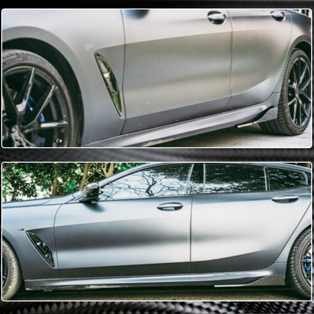 Накладки на пороги V2 (для G16 M-Sport/F93 M8, Карбон) 4