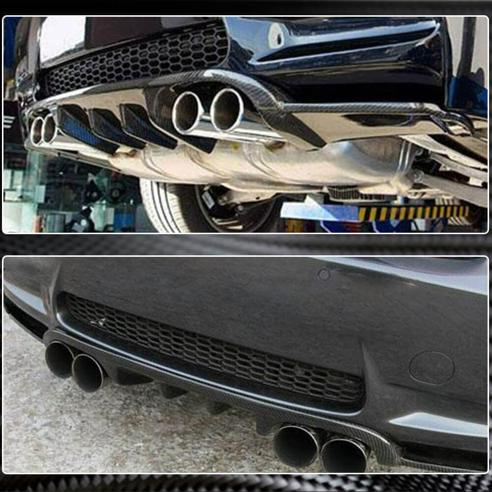 Дифузор заднього бампера Hamann-Style (для M3, Карбон) 4