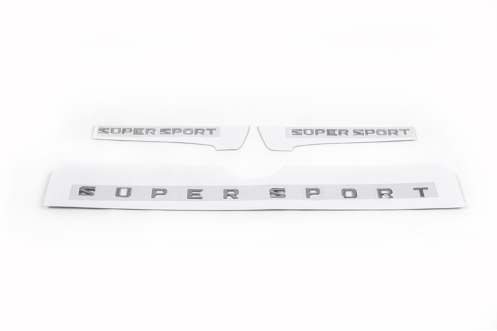 Комплект шильдиків Supersport (3 шт) 2