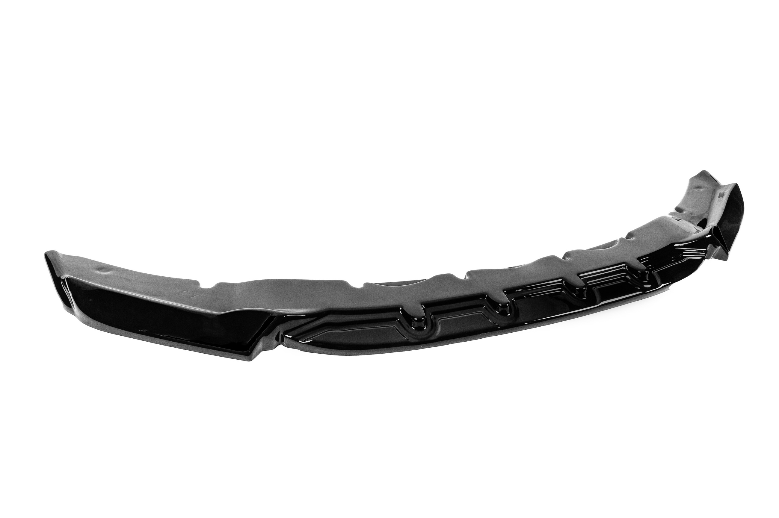 Передня Lip накладка V-2 (Для X5M F85, чорний глянець) 4