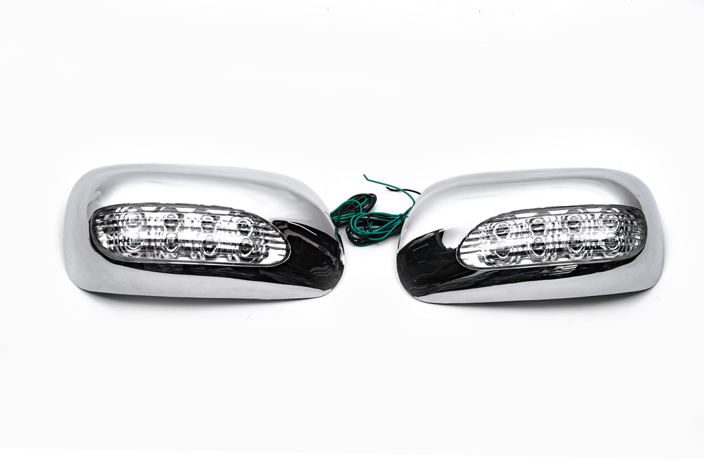 Накладки на дзеркала під LED (2002-2005, 2 шт., пласт) 3