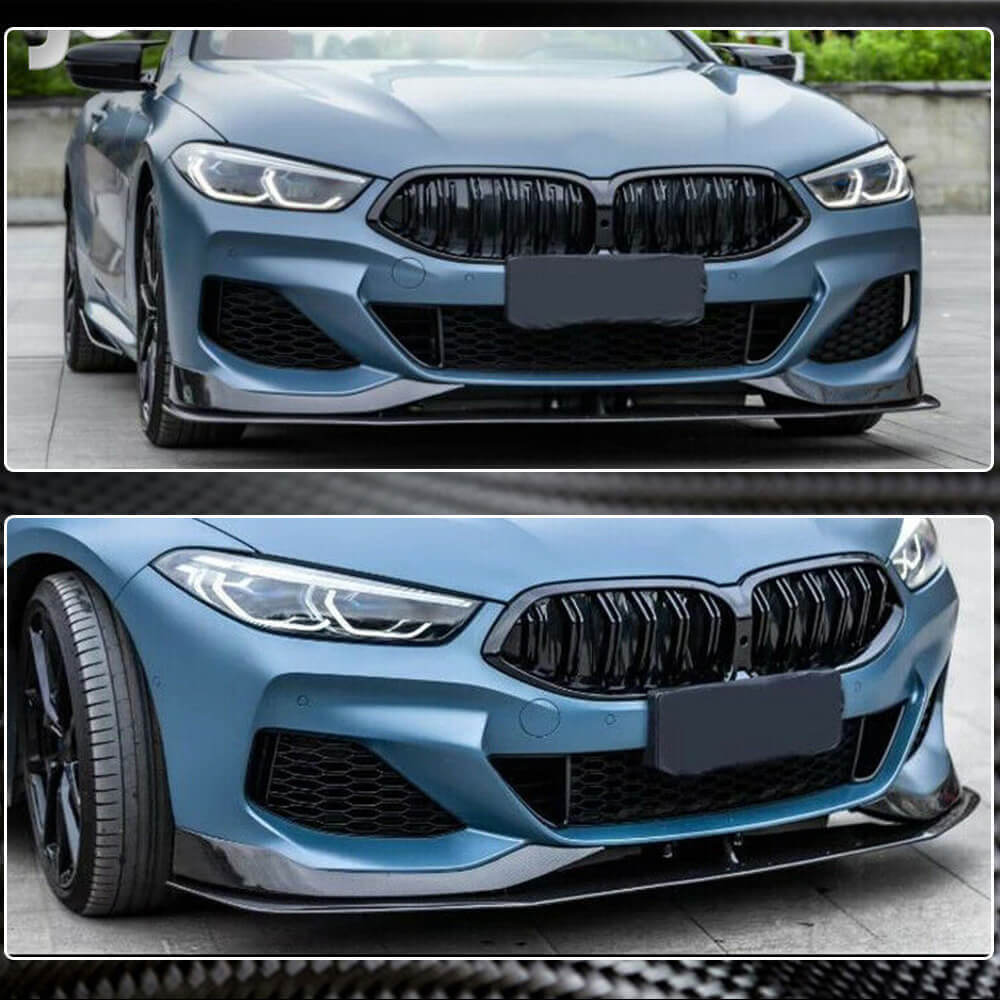 Накладка на передній бампер Lip V1 (для M-Sport, Карбон) 4