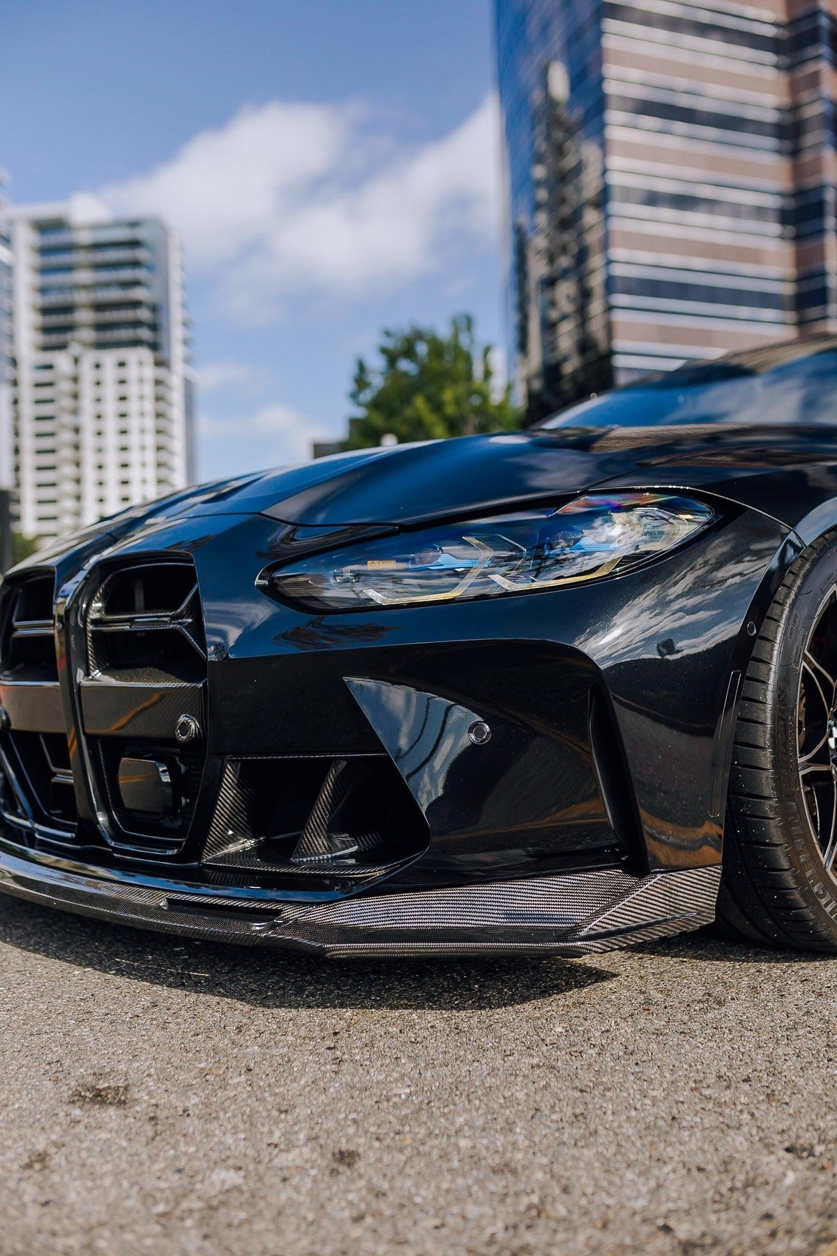 Губа (Карбон) V1 на BMW M3 G80 / G81 2021-2026 року 6