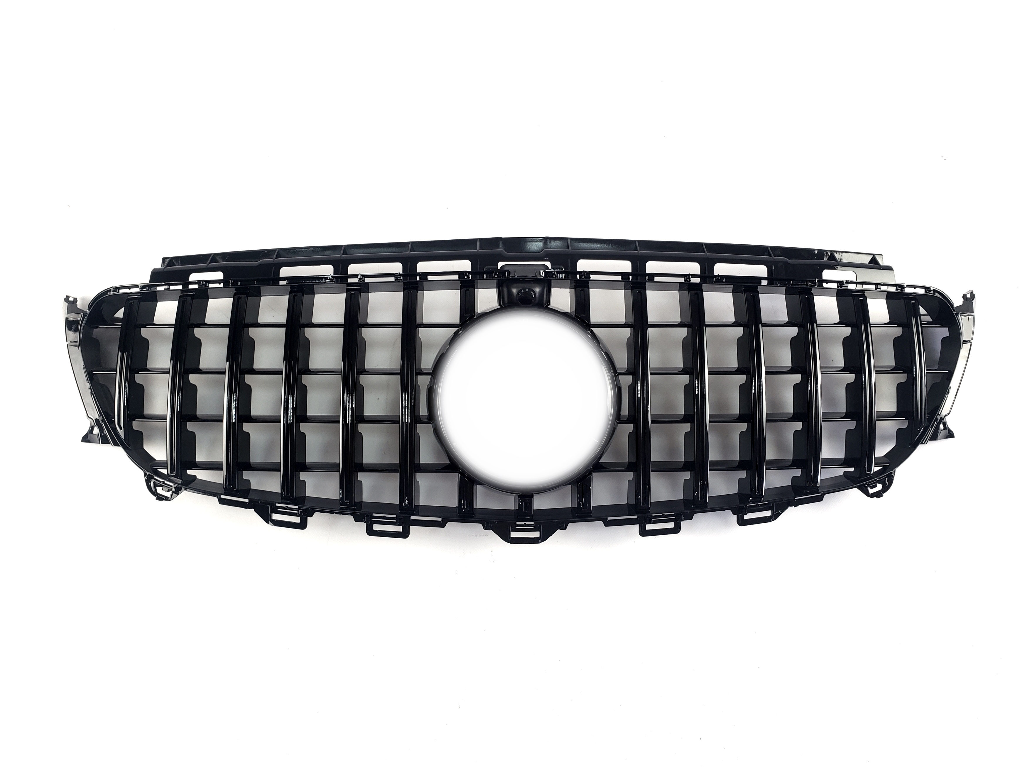Решітка радіатора Full Black (з місцем під камеру) GT на Mercedes-Benz E-Class W213 2016-2020 року