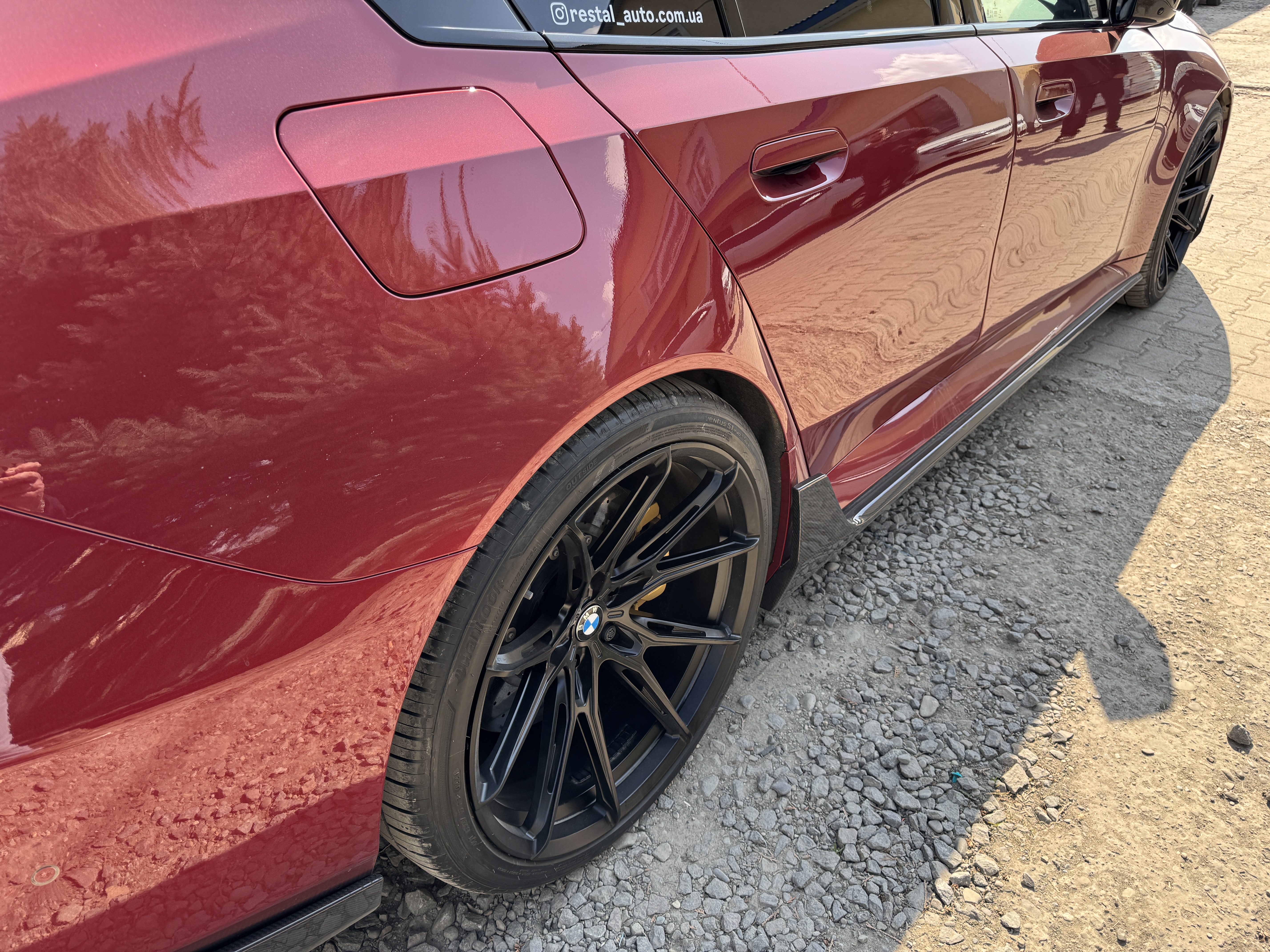 Леза на пороги (Карбон) V2 на BMW M5 G90 / G99 2024-2026 року 6