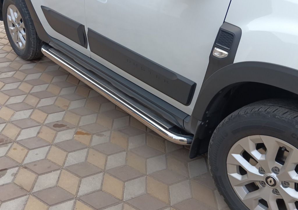 Бокові пороги Premium (2 шт., нерж.) Ø60 5
