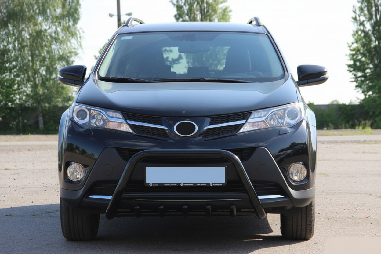 Кенгурятник WT003 Black (нерж) 6