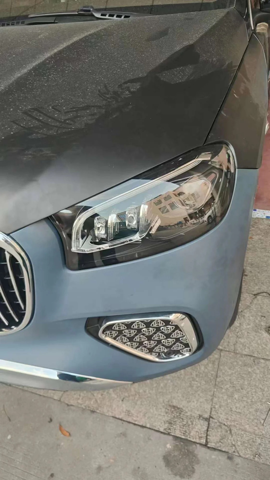 Комплект рестайлінгу з X166 в GLS X167 Maybach (Type-B) 6