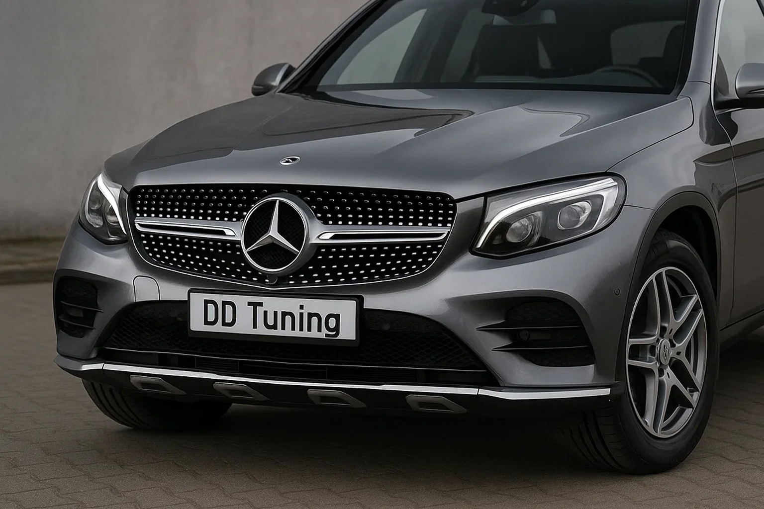 Передня решітка Diamond Silver (2015-2019) Без місця під камеру